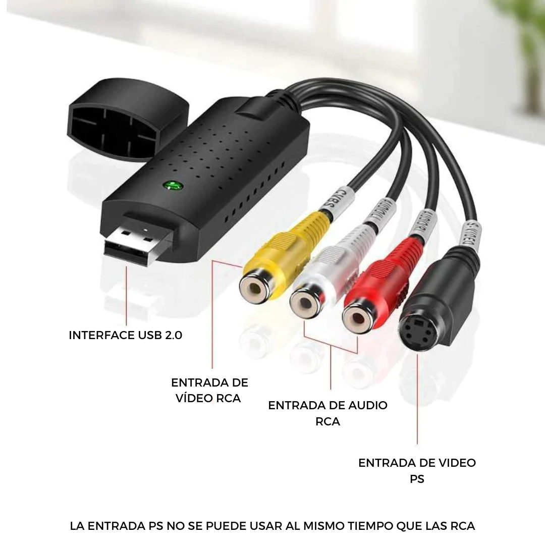 MY VIDEO™ - Tarjeta de captura de video USB