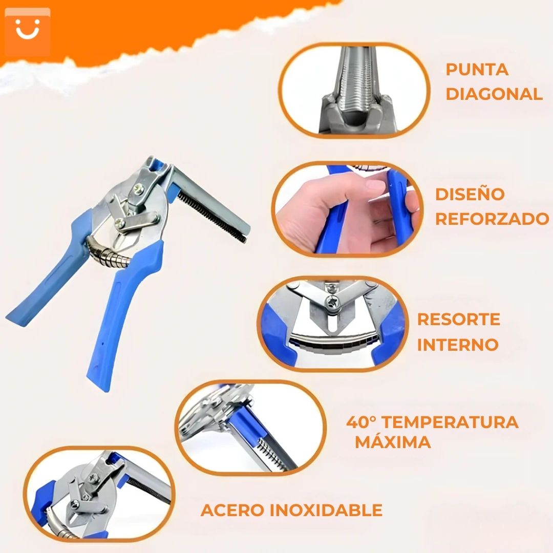 POWERGRIP™ -  KIT DE ALICATE ENGRAPADOR DE CERCAS + 600 GRAPAS DE REGALO