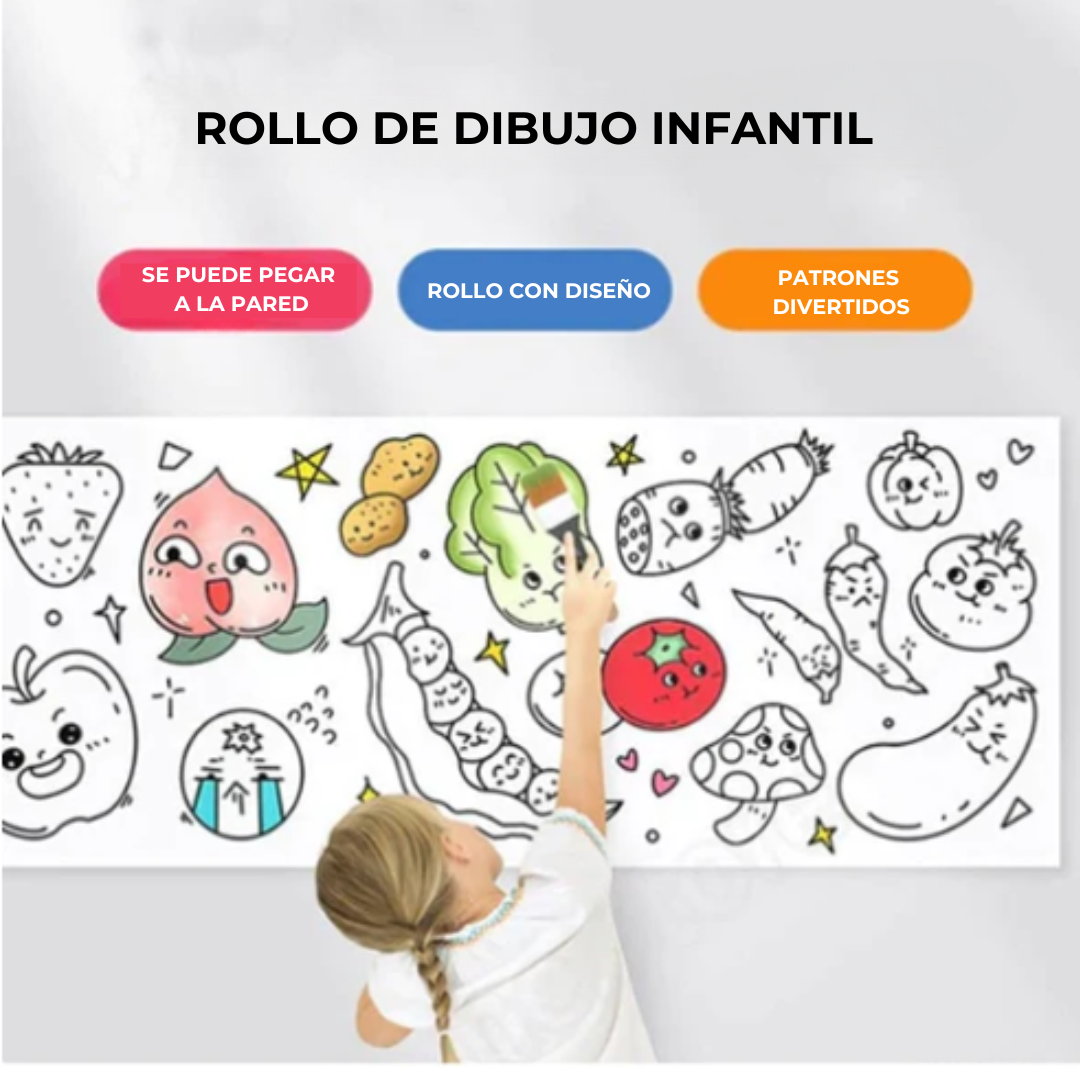 Kids' Drawing Scroll™ - Rollo de dibujo infantil