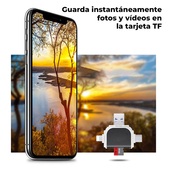SmartPort™ - Lector universal de tarjetas 4 en 1