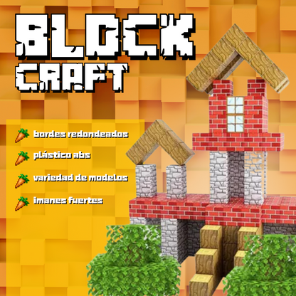 Block Craft™ - Bloques de Construcción Magnéticos