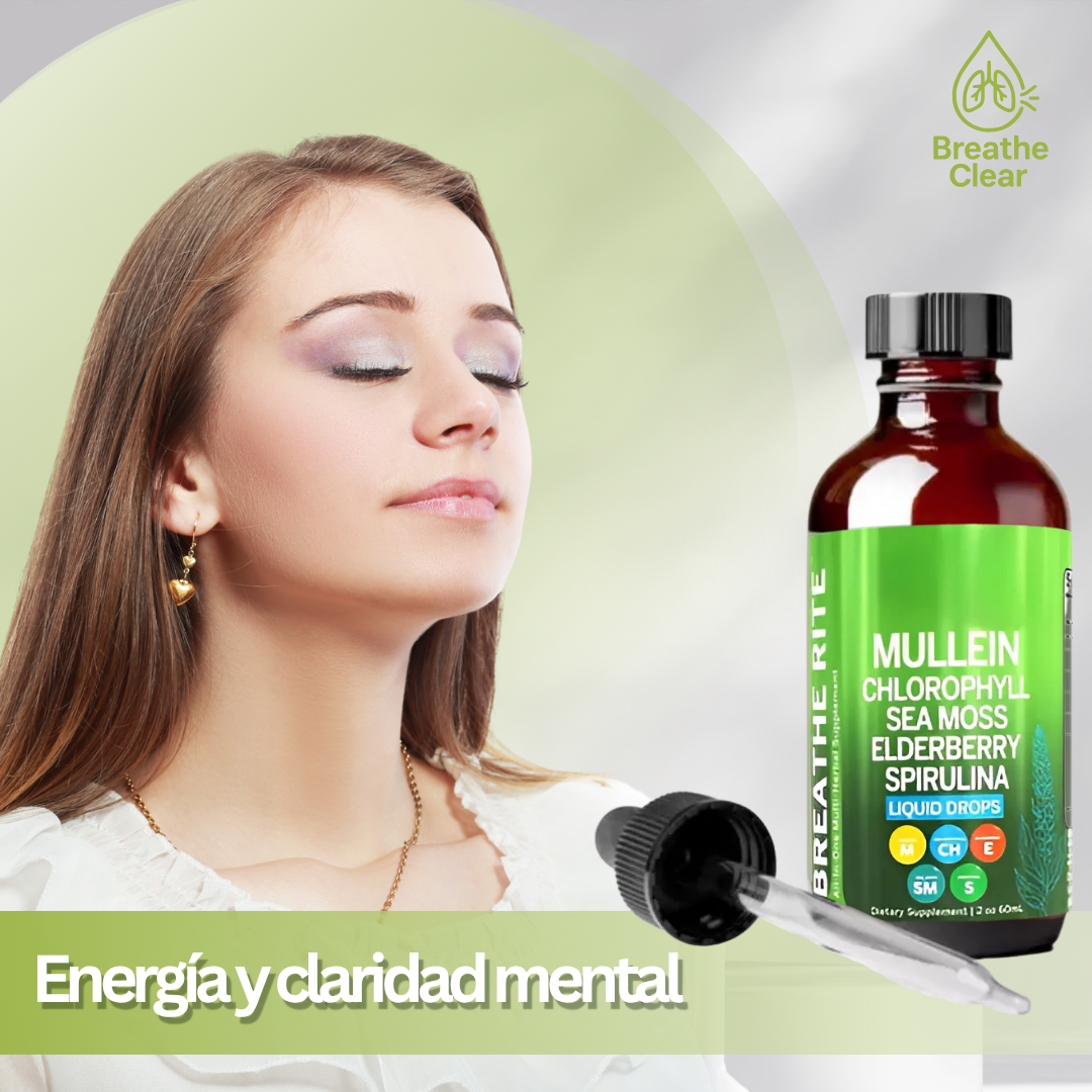 Breathe Clear – Gotas para limpiar pulmones naturalmente