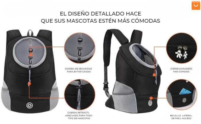PetPaks™ - Cómoda mochila para viajar con tu mascota