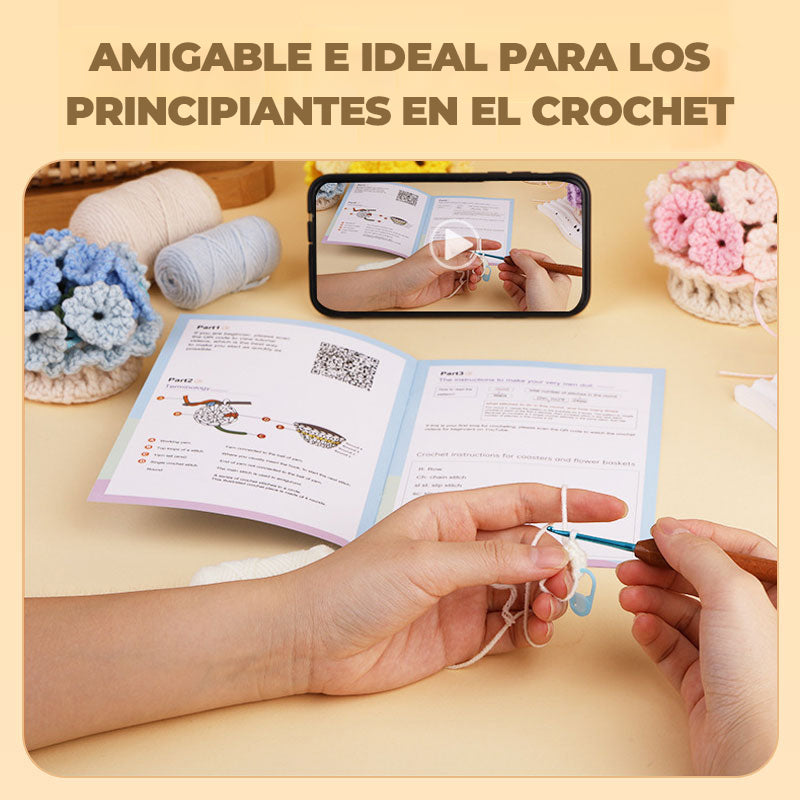 LushCrochet™ - Kit de crochet para posavasos