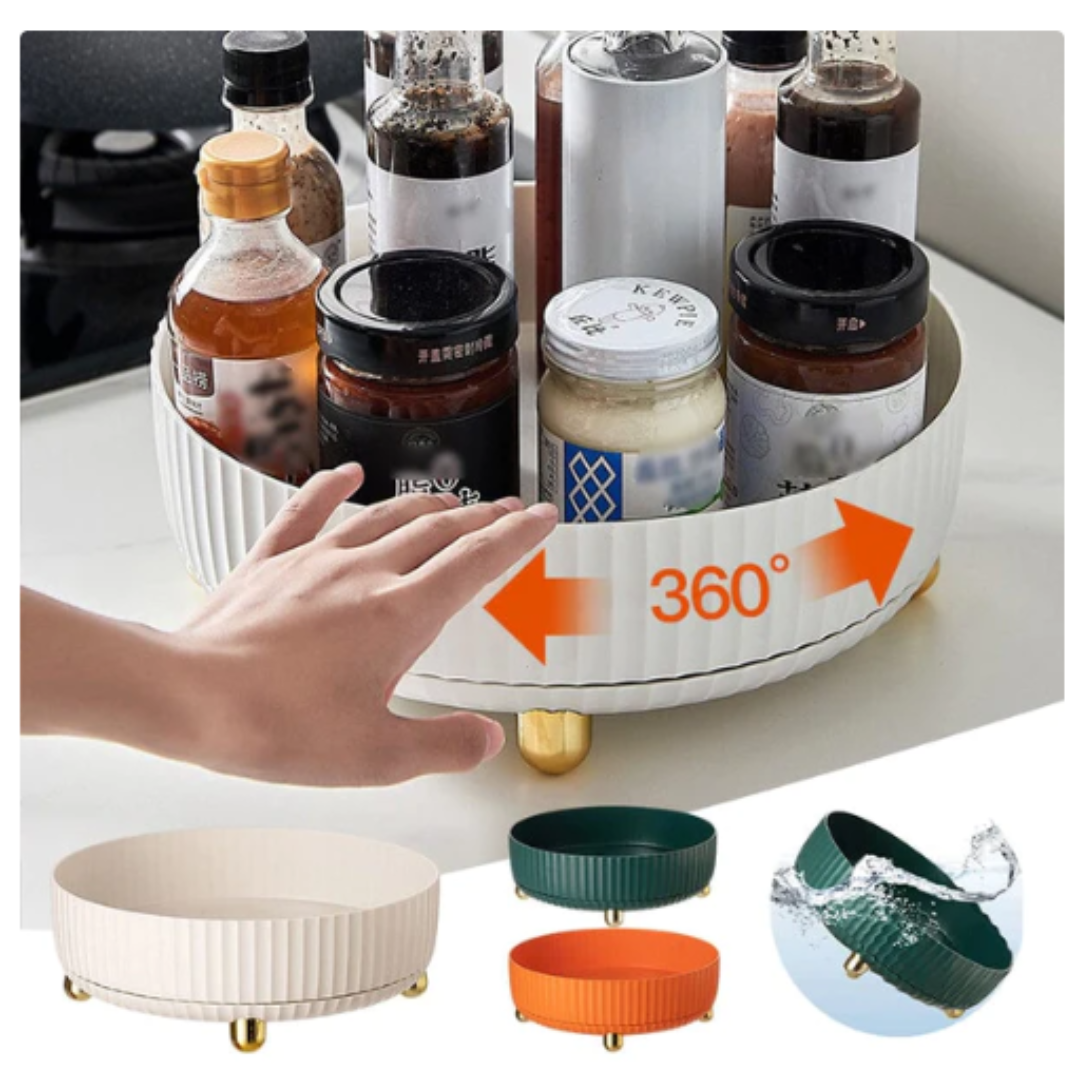 Spin360™ -Despensa giratoria de frascos y aderezos