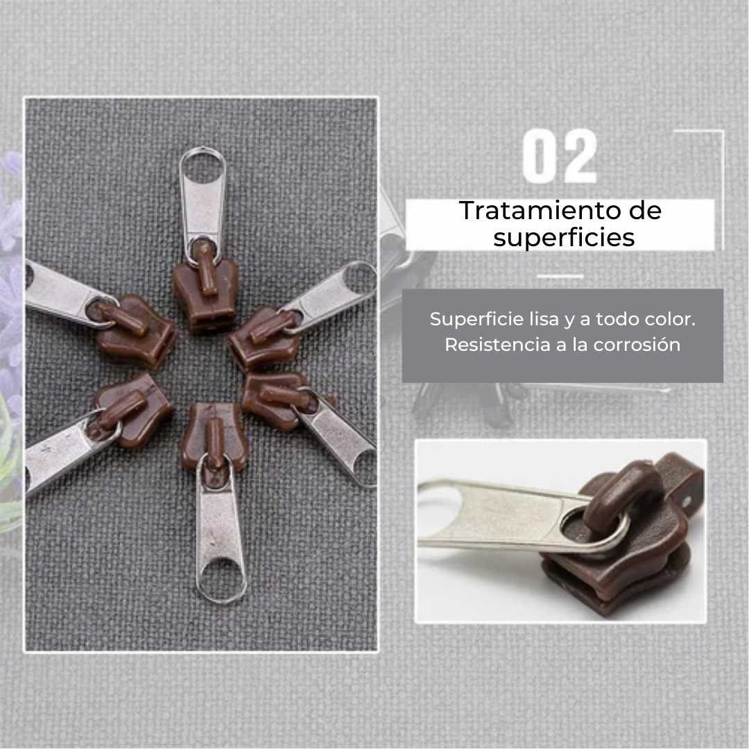 FixCierre™ - Kit para reparar cierres (2 packs, 12 pcs)