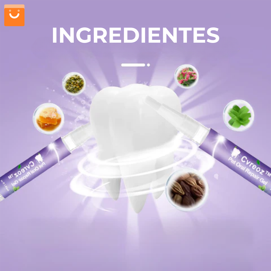 PetOralCare Gel™ - Gel para el blanqueamiento y aseo bucal de mascotas.