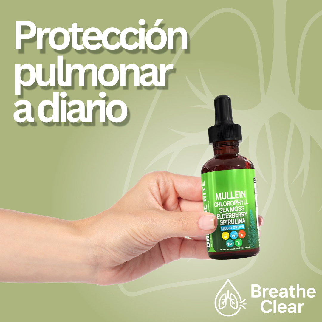Breathe Clear – Gotas para limpiar pulmones naturalmente