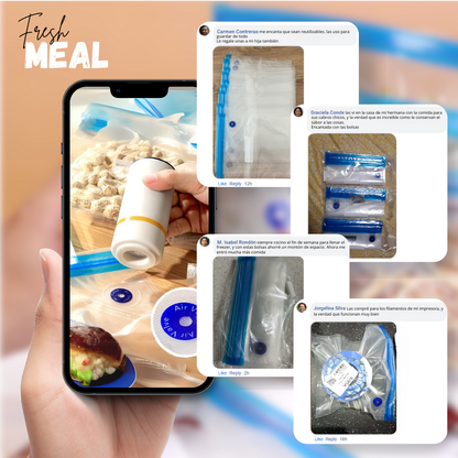 FreshMeal™ - Set de sellado al vació multifuncional