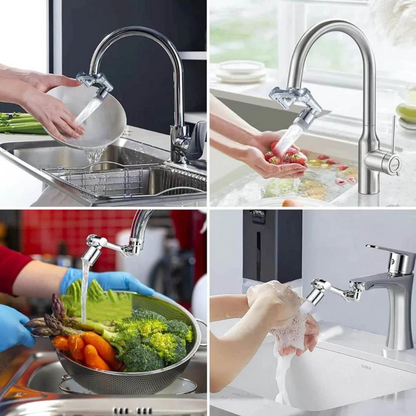 Flexigrip™ - llave giratoria 1080°, evita salpicaduras de agua