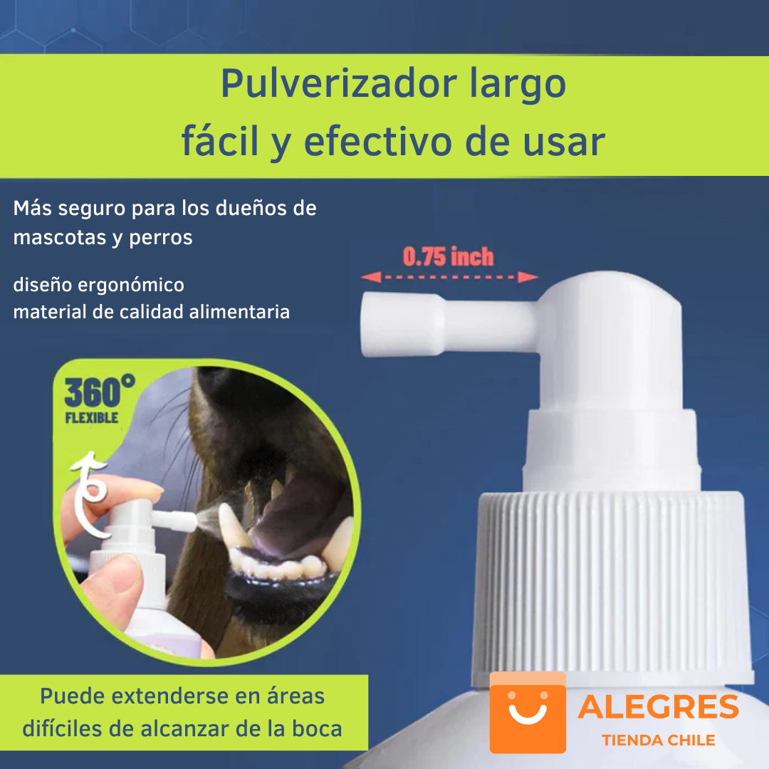 PetClean™ - Aerosol 100 % Natural para el cuidado bucal de perros y gatos | Oferta Exclusiva 2x1