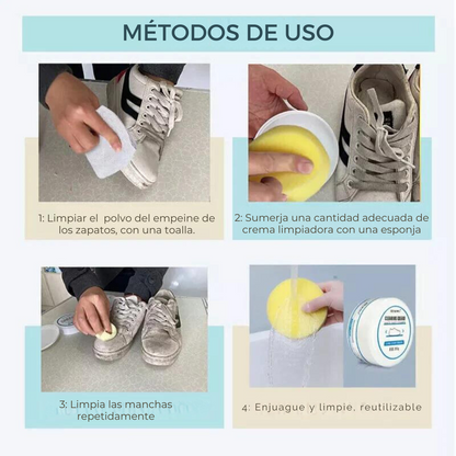 Cleaningcream™ - Crema Limpiadora De Zapatos Blanca
