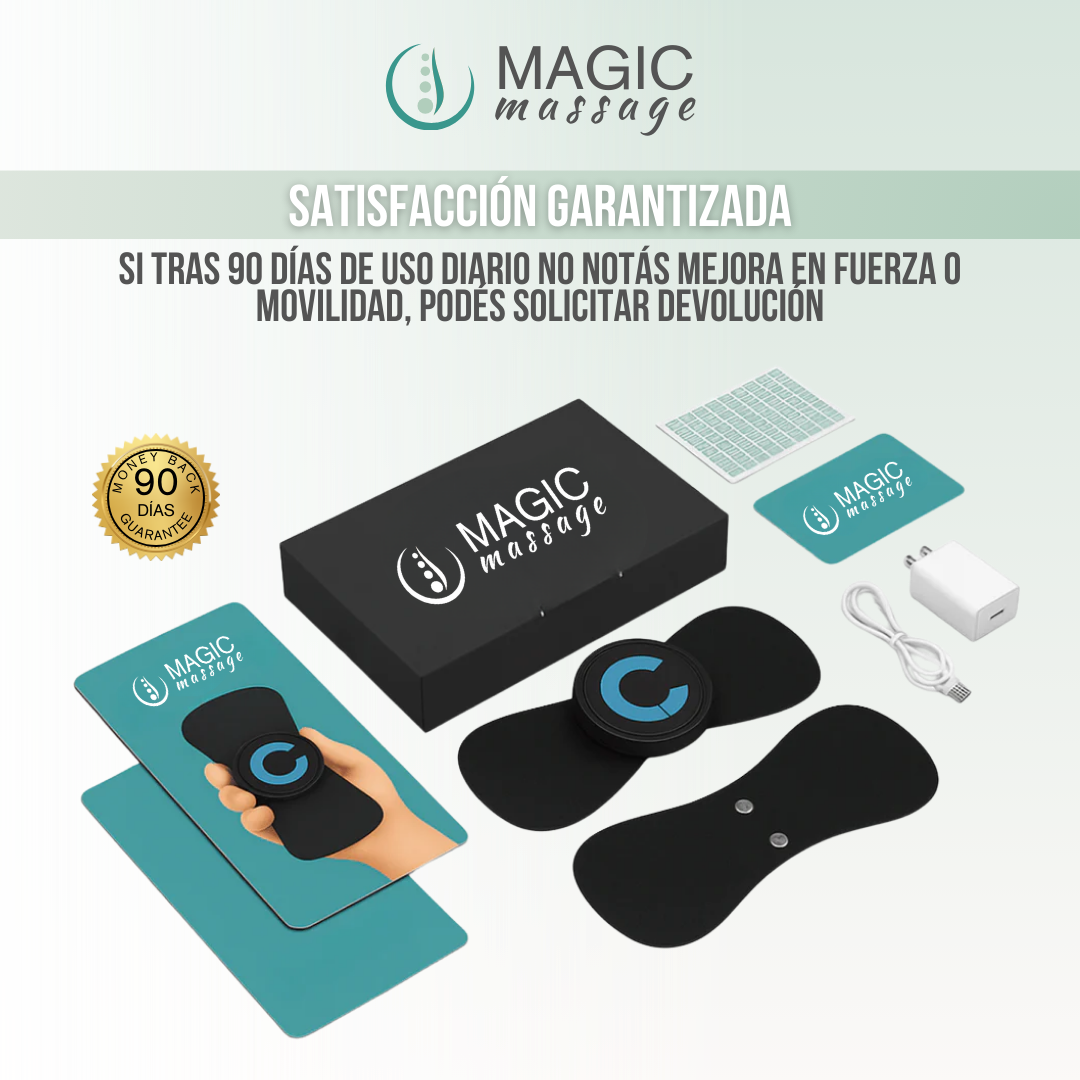 Magic Massage™ - Alivio donde estés, sin cables y sin complicaciones