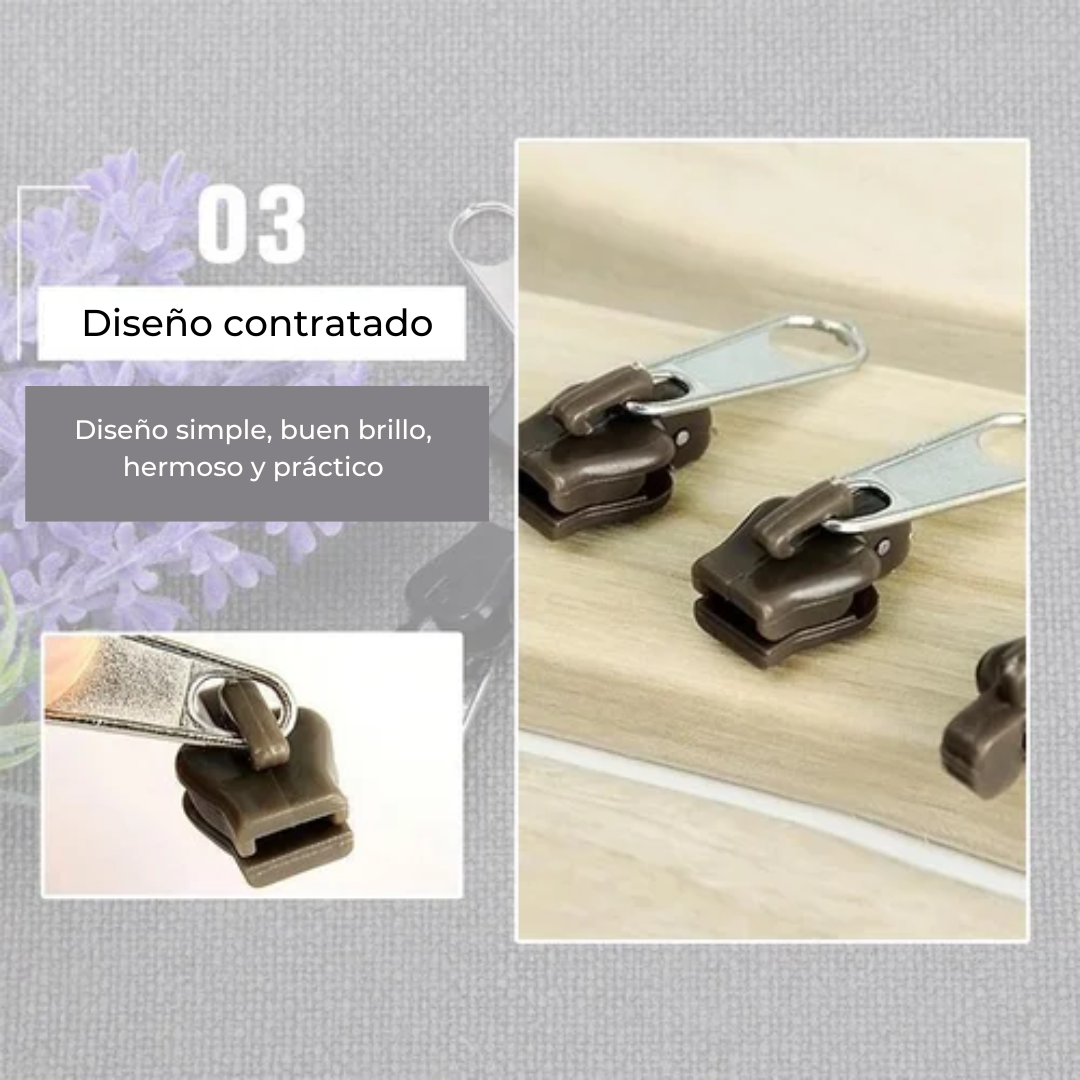 FixCierre™ - Kit para reparar cierres (2 packs, 12 pcs)