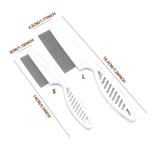 Pulbos™ - Peine anti pulgas y anti manchas para mascotas
