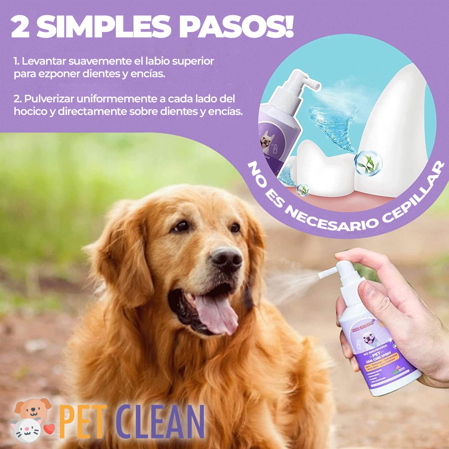 PetClean™ - Salud bucal para perros y gatos