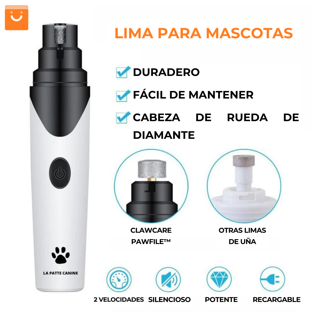 ClawCare PawFile™ - Lima eléctrica para mascotas