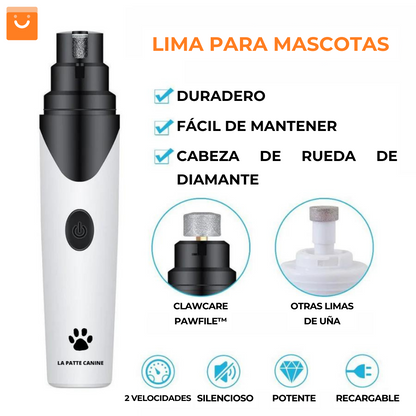 ClawCare PawFile™ - Lima eléctrica para mascotas