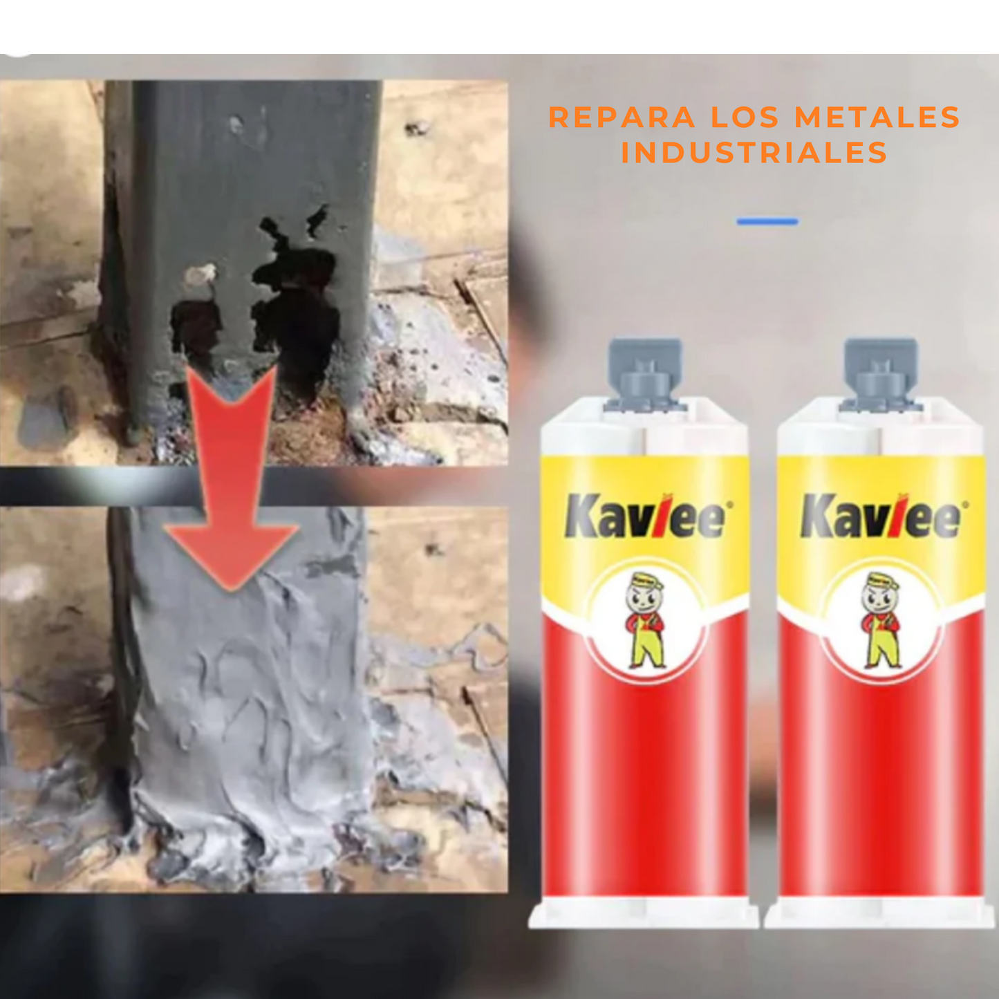 MetalGrip Fusion™ - Adhesivo apto para múltiples superficies, con gran adherencia.