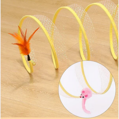 Túnel plegable para gatos