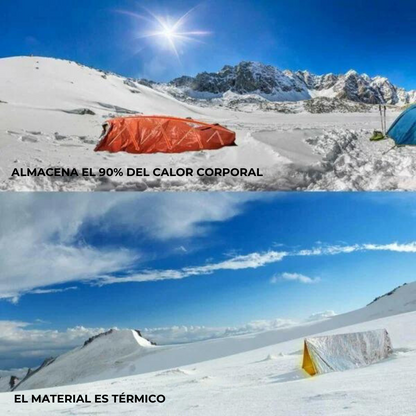 Adventurer's™ - Saco de dormir impermeable de emergencia