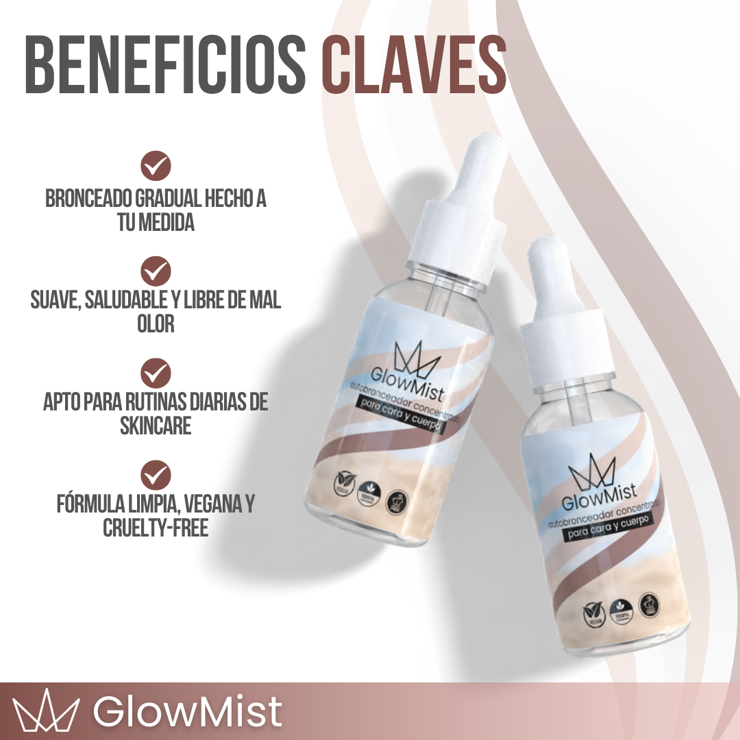GlowMist™ - Tu bronceado perfecto, sin sol y sin complicaciones