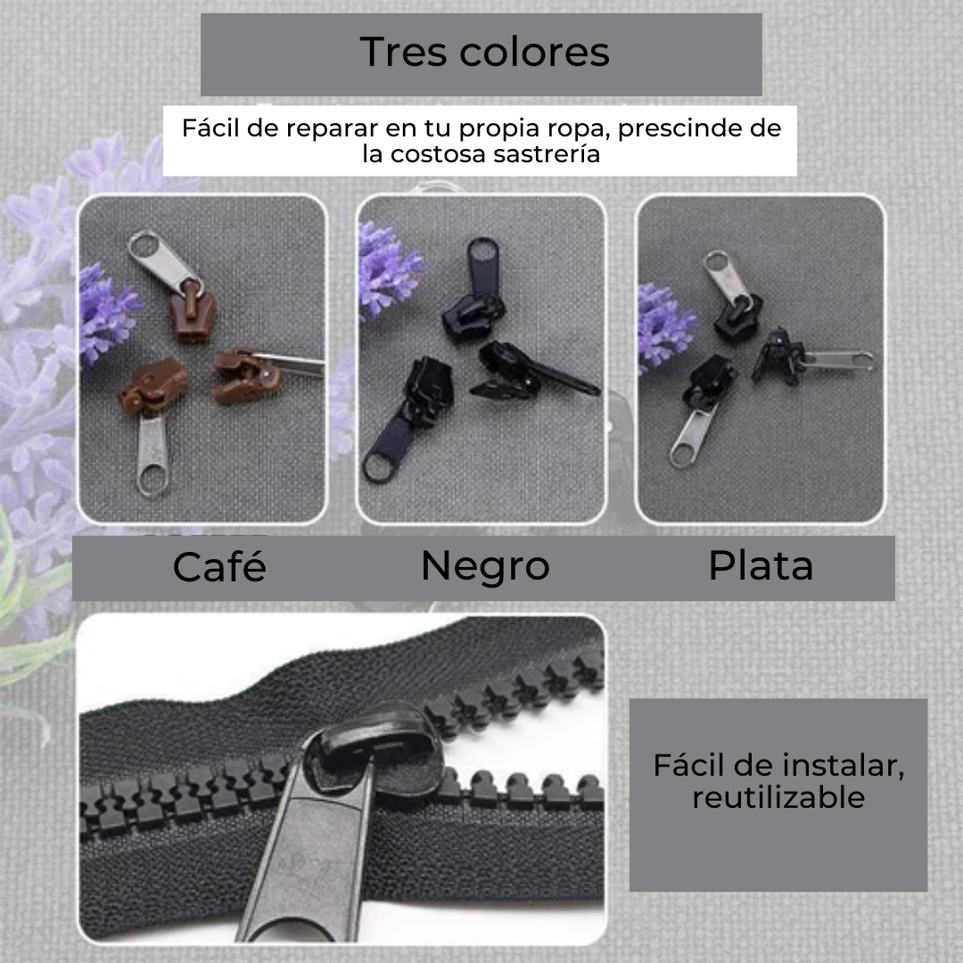 FixCierre™ - Kit para reparar cierres (2 packs, 12 pcs)