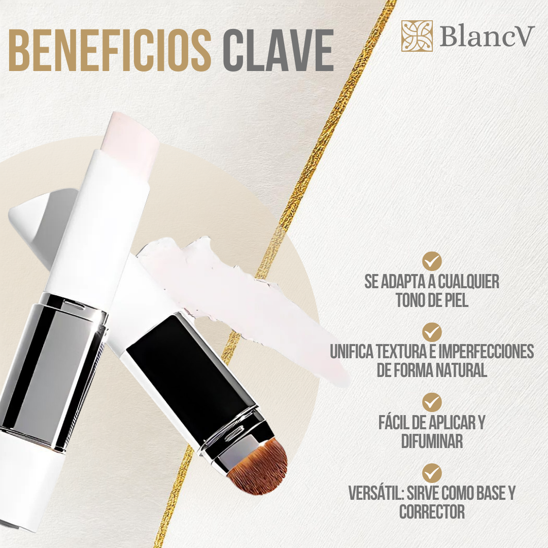 BlancV™  - Cobertura perfecta, piel cuidada, maquillaje inteligente
