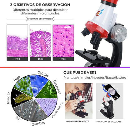 MicroWorld™ - Microscopio para niños