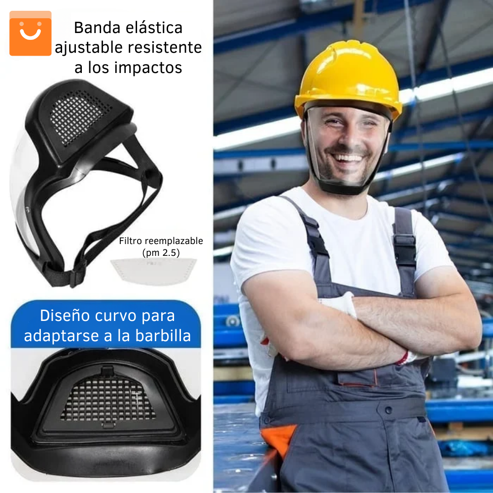 ShieldGuard™- Máscara a prueba de polvo y salpicaduras
