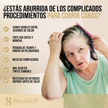BrushUP™ - Color natural y cobertura perfecta