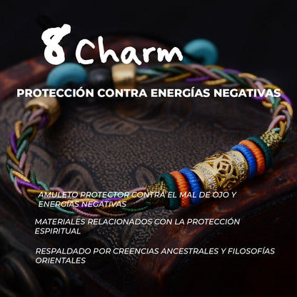 8Charm™ - Pulsera tibetana de la fortuna