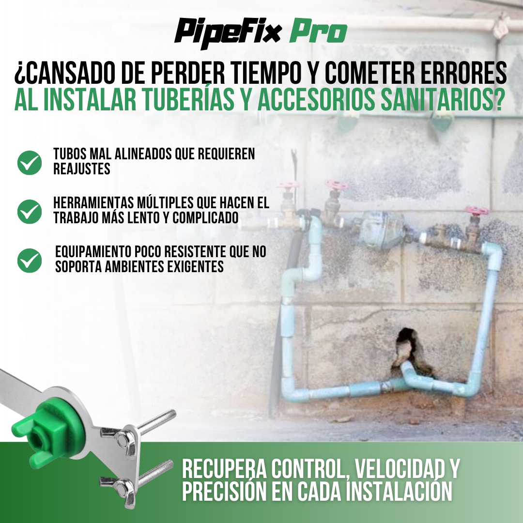 PipeFix Pro™ - Ajusta, instala y alinea como un profesional
