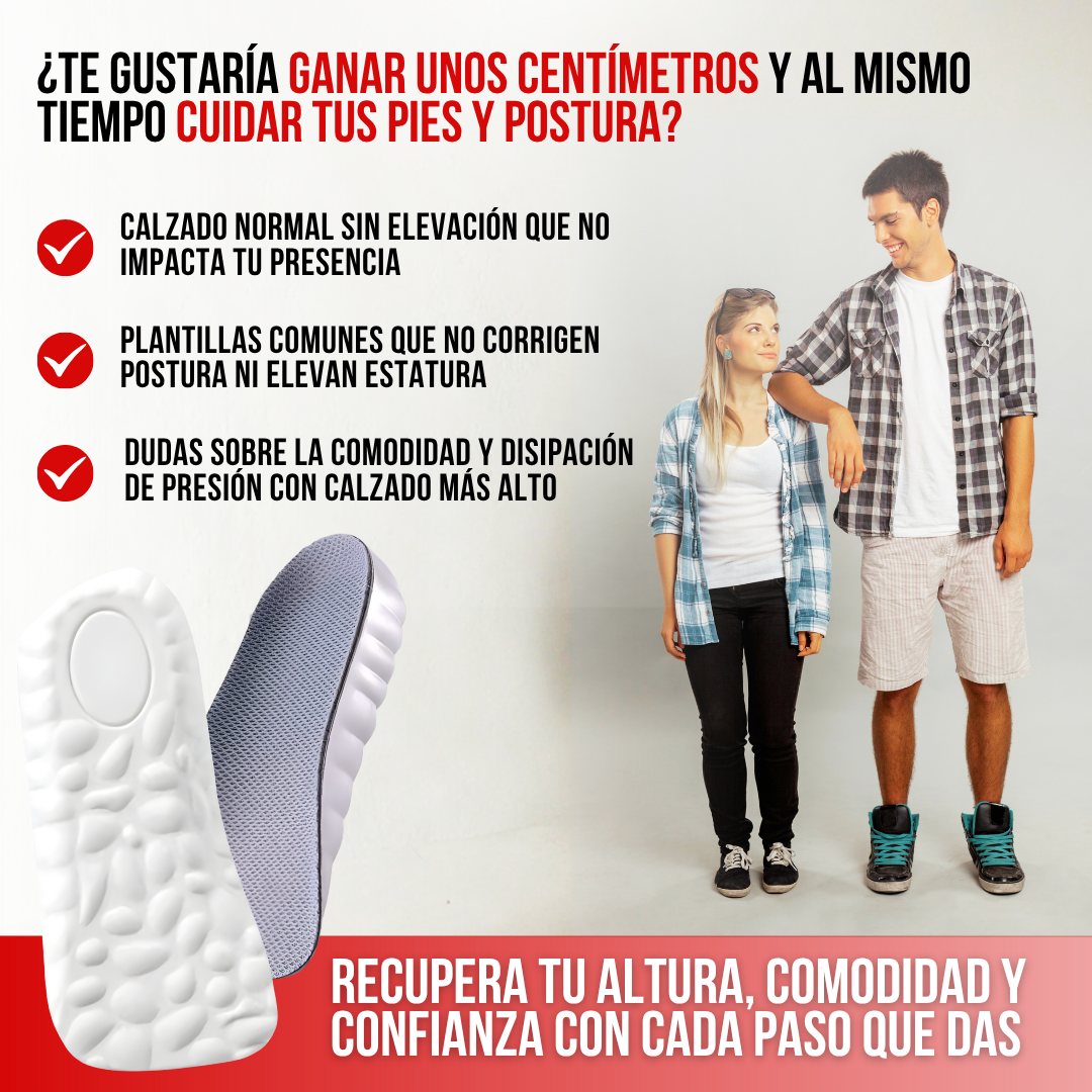 UpWalk™ - más altura, mejor postura y comodidad en cada paso