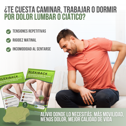 FlexiBack™ — Alivio real, rápido y sin riesgos