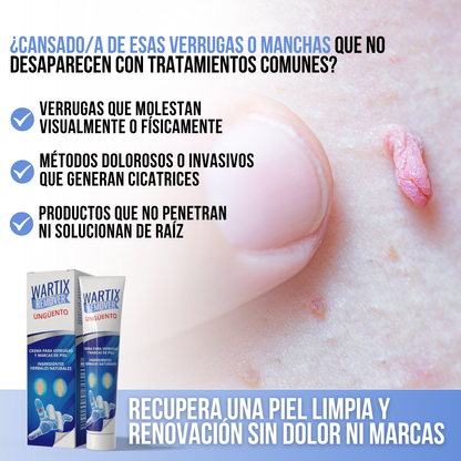 WARTIX REMOVER™ - Piel limpia, libre de verrugas, sin complicaciones