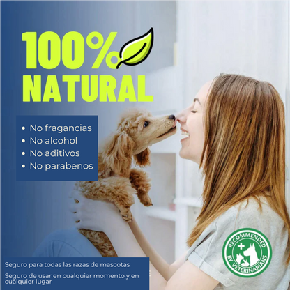 PetClean™ - Aerosol 100 % Natural para el cuidado bucal de perros y gatos | Oferta Exclusiva 2x1