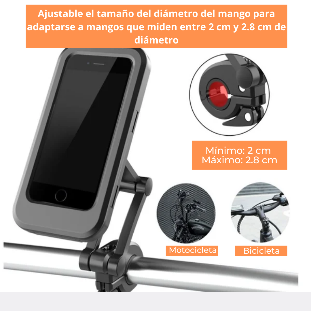 Phoneguard™ -  Soporte impermeable para teléfono para bicicletas y motocicletas