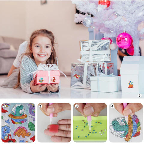 DiamondFun™ - JUEGO DE STICKERS DE DIAMANTES PARA NIÑOS