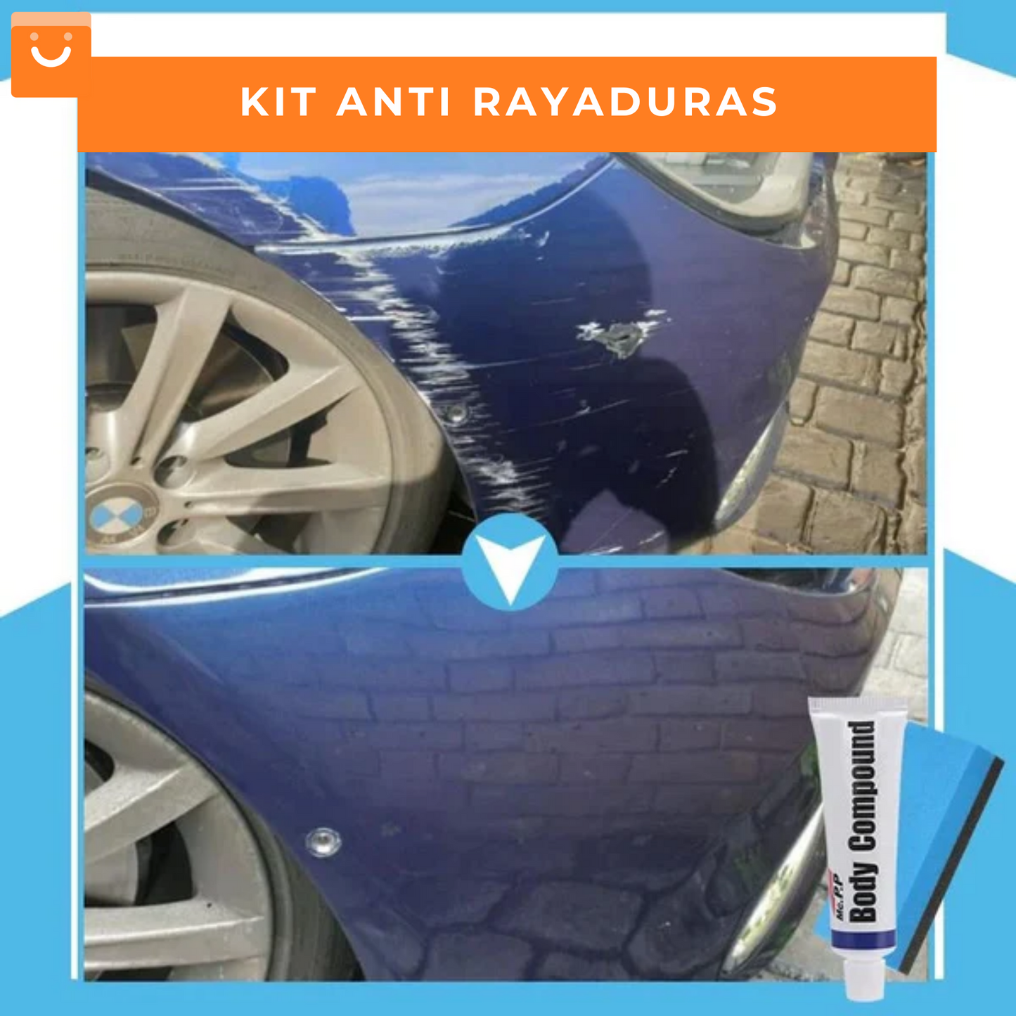 Kit Scratchfix™ - Removedor de rayones instantáneo
