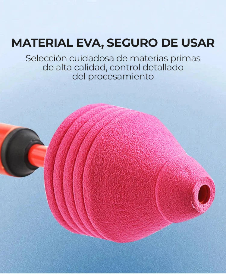 ForceJet™ - DESATASCADOR DE INODOROS DE ALTA PRESIÓN