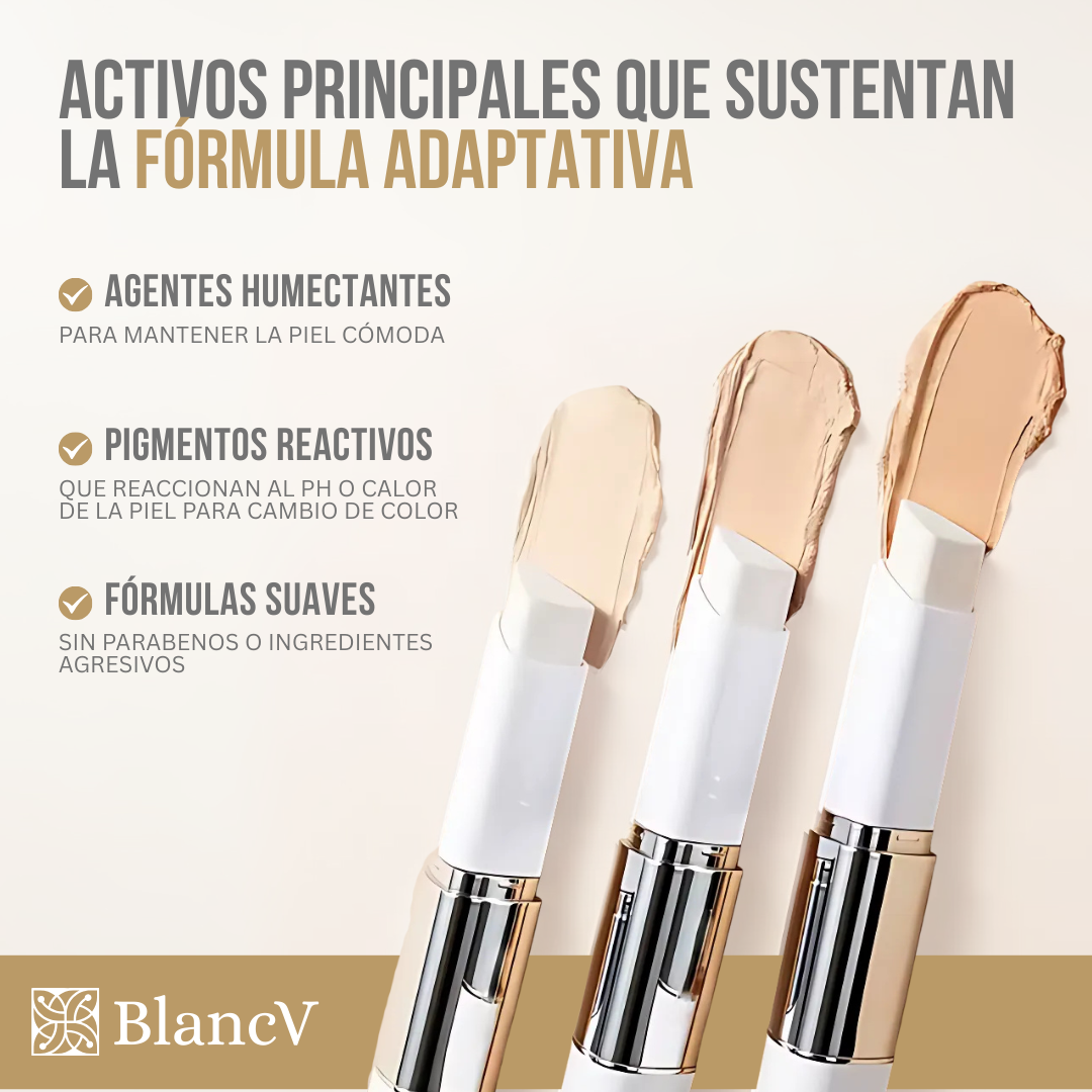 BlancV™  - Cobertura perfecta, piel cuidada, maquillaje inteligente