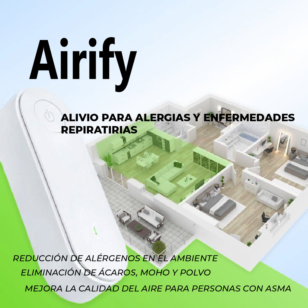 Airify™ - Purificador de aire anti-olores