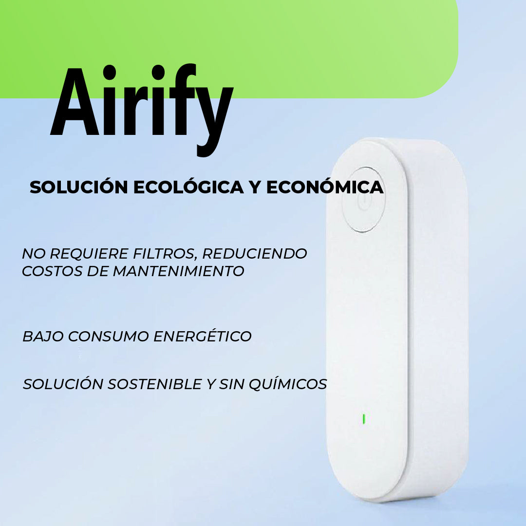 Airify™ - Purificador de aire anti-olores