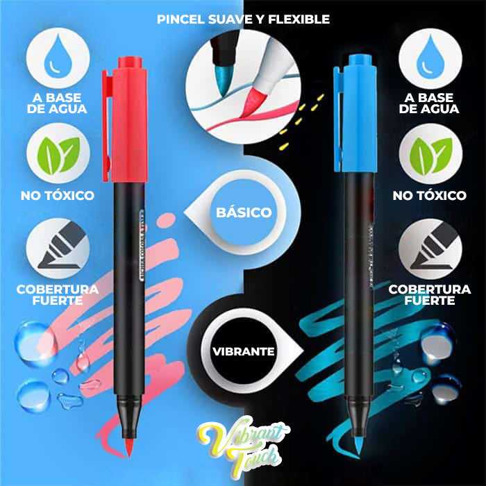 VibrantTouch™ - Marcadores Acrilicos
