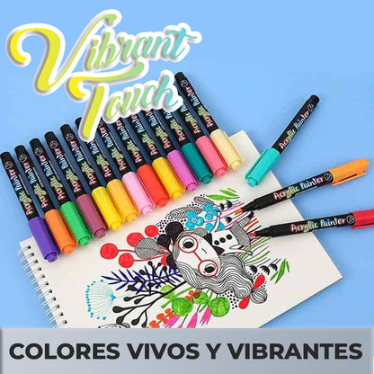 VibrantTouch™ - Marcadores Acrilicos