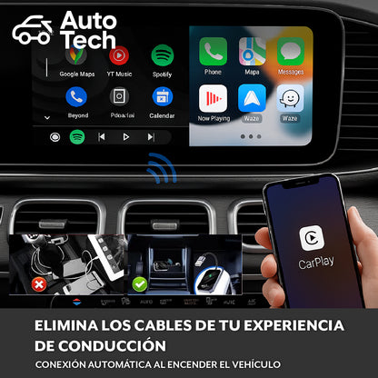AutoTech™ - Conexión instantánea y sin cables