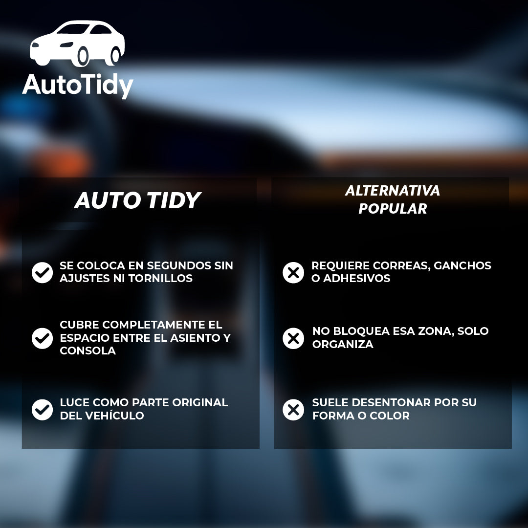 AutoTidy™ – Orden y espacio extra en tu auto