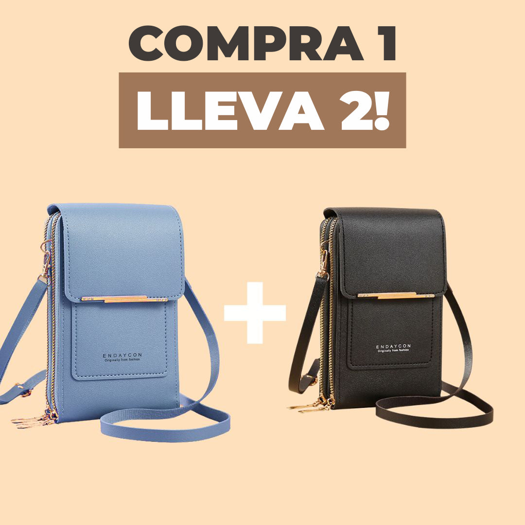 TouchStyle™ - Cartera de cuero todo en uno