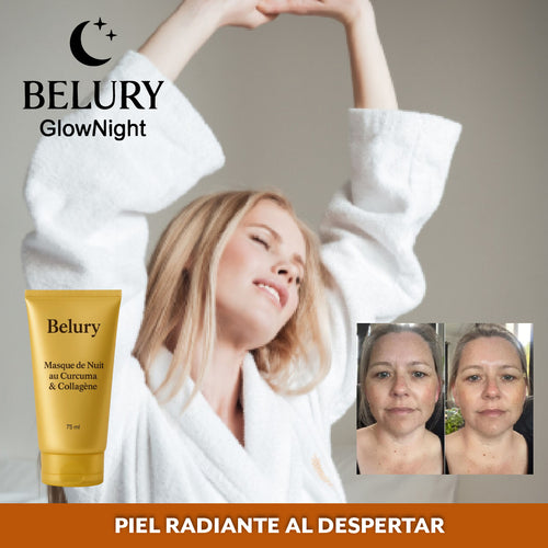 Belury GlowNight™ – Mascarilla nocturna que ilumina y reafirma